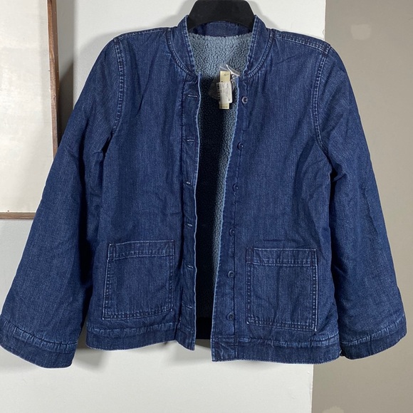 Madewell Reversible Denim Coat Jacket - Picture 2 of 9